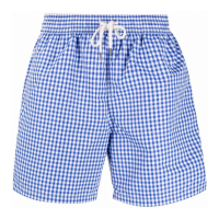 Polo Ralph Lauren Men's 'Traveler Plaid Checkered' Swimming Shorts