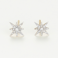 Comptoir du Diamant Boucles d'oreilles 'Star' pour Femmes