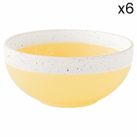 Easy Life Set 6 Porcelain Bowl Dia. 12cm Pastel & Trend