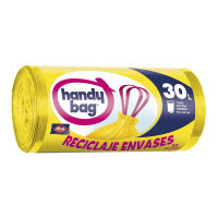 Albal Sacs à Ordures 'Handy Bag Recycled' - 30 L, 15 Pièces