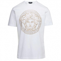 Versace T-shirt 'Logo Embellished' pour Hommes
