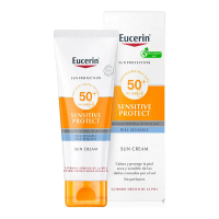 Eucerin Crème solaire pour le visage 'Sensitive Protect SPF50+' - 50 ml