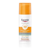 Eucerin 'Sun Protection Oil Control Dry Touch SPF50+' Tinted Sunscreen - Medium 50 ml