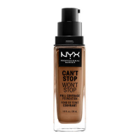 Nyx Professional Make Up 'Can't Stop Won't Stop Full Coverage' Foundation - Mahogany 30 ml