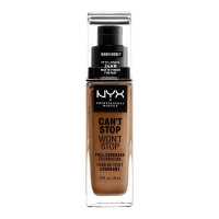 Nyx Professional Make Up 'Can't Stop Won't Stop Full Coverage' Foundation - Warm Honey 30 ml