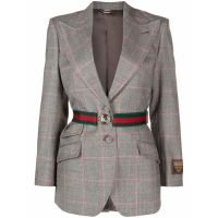 Gucci 'Belted Check' Klassischer Blazer für Damen