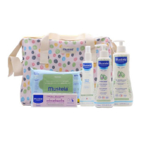 Mustela 'Little Moments Polka Dot' Baby Care Set - 6 Pieces