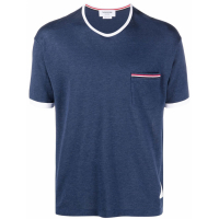 Thom Browne T-shirt 'Stripe Pocket' pour Hommes