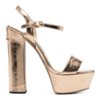 Dolce & Gabbana Women's 'Logo Plaque' Platform Sandals