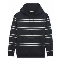 Saint Laurent Sweatshirt à capuche  'Striped' pour Hommes