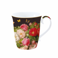 Easy Life Single Mug in Porcelain 275mlin Color Box Victorian Garden