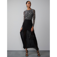 New York & Company Jupe Maxi 'Pleated' pour Femmes