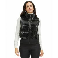 Calvin Klein Women's 'Shiny Cropped Quilted' Vest