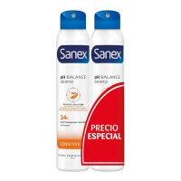 Sanex Déodorant spray 'Dermo Sensitive Duo' - 50 ml, 2 Pièces