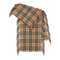 Burberry 'Check Pattern' Wool Scarf