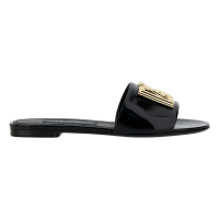 Dolce & Gabbana Women's 'Logo' Flat Sandals