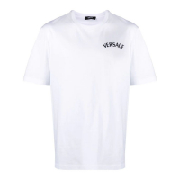 Versace T-shirt 'Logo Embroidered' pour Hommes