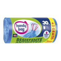Albal Sacs à Ordures 'Handy Bag Anti Bacterial 30L' - 18 Pièces