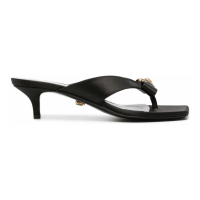 Versace Women's 'Gianni Ribbon Bow-Embellished' High Heel Mules