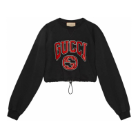 Gucci Sweatshirt 'Logo-Appliqué' pour Femmes