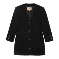 Gucci 'Mélange-Effect Tweed' Jacke für Damen