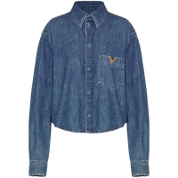 Valentino Chemise en Jean 'Vgold' pour Femmes