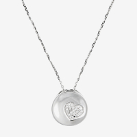 Le Diamantaire Women's 'Coeur Gravé' Pendant with chain
