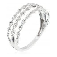 Le Diamantaire Women's 'Triple Camino de Diamantes' Ring