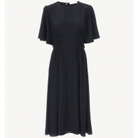 Chloé 'Wing Sleeve' Midi Kleid für Damen