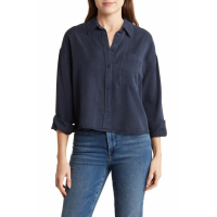 Calvin Klein Jeans Women's 'Crop Button-Up' Shirt