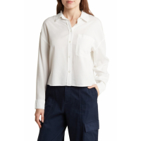 Calvin Klein Jeans Women's 'Crop Button-Up' Shirt