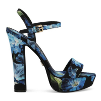 Dolce & Gabbana Women's 'Floral Charmeuse' Platform Sandals