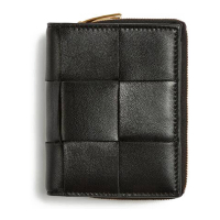 Bottega Veneta Women's 'Small Cassette Compact Zip Around' Wallet