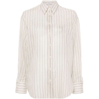 Brunello Cucinelli 'Striped-Blend' Hemd für Damen
