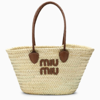 Miu Miu Panier de plage 'Logo' pour Femmes