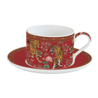 Easy Life Porceain Cup & Saucer 240ml in Color Box Bengala