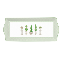 Easy Life Porcelain Serving Platter 35x15cm in Color Box Topiary