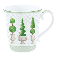 Easy Life Porcelain Mug 275ml in Color Box Topiary