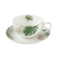Easy Life Porcelain Tea Cup & Saucer 200ml in Color Box Exotique