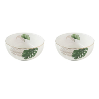 Easy Life Set 2 Porcelain Bowls in Color Box Exotique - 250ml Capacity