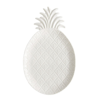 Easy Life Pineapple Shaped Plate 36x21.5cm in Color Box