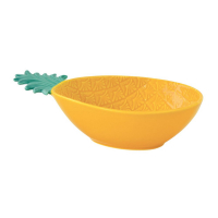 Easy Life Porcelain Pineapple-Shaped Bowl 17.5x11.5cm in-Green Color Box