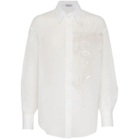 Brunello Cucinelli Women's 'Floral-Embroidery' Shirt