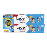 Lacer Dentifrice 'Strawberry' - 75 ml, 2 Pièces