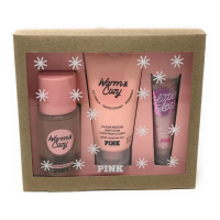 Victoria's Secret 'Pink Warm & Cozy' Körperpflegeset - 3 Stücke