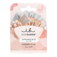Invisibobble Set de Élastique pour cheveux 'Sprunchie Slims' - Bella Chrome 2 Pièces