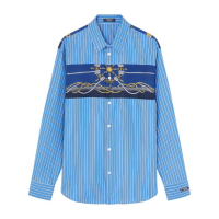 Versace Men's 'Nautical Striped' Shirt