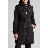 Michael Kors Women's 'Hooded Belted' Trench Coat