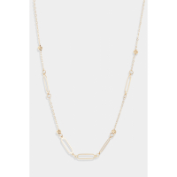 Oro Di Oro 'Semi Paperclip' Halskette für Damen