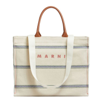 Marni Men's 'Embroidered-Logo' Tote Bag